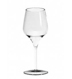 BRYNA - Set 6 Pezzi Bicchieri Calice Vino 33 Cl in Policarbonato (Plastica  Rigida), 100% Design Italiano, Bicchieri Infrangibili, Calici Vino