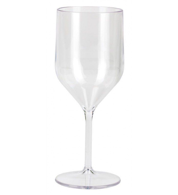 Bicchieri flûte, a calice, tumbler e Wine cocktail in plastica