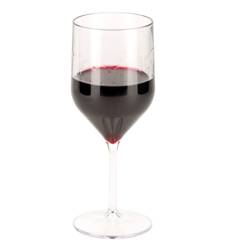 Verres à vin rouge en Tritan plastique réutilisables 51 Cl