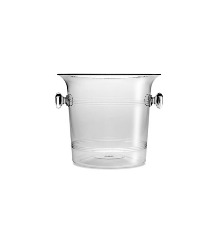 Plastic Ice Bucket, 2/3 Bottles, Clear