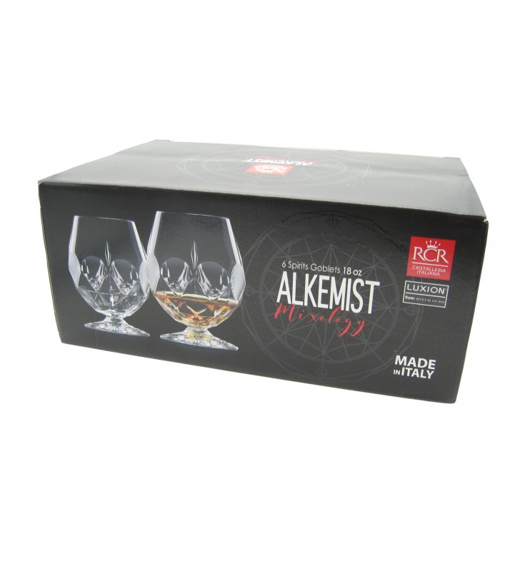 RCR Alkemist Bicchieri whisky e distillati cl. 53,cristallo