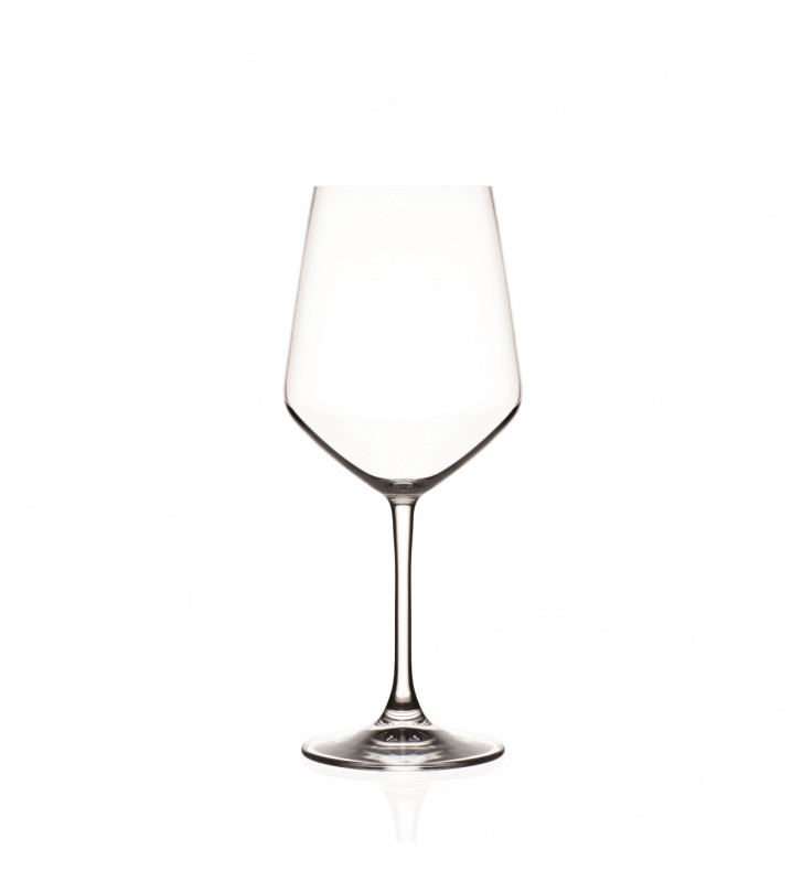 RCR Cristalleria Italiana Aria Collection 4 Piece Crystal Glass Set (Burgundy Wine (25.25 oz)), Size: One size, Clear
